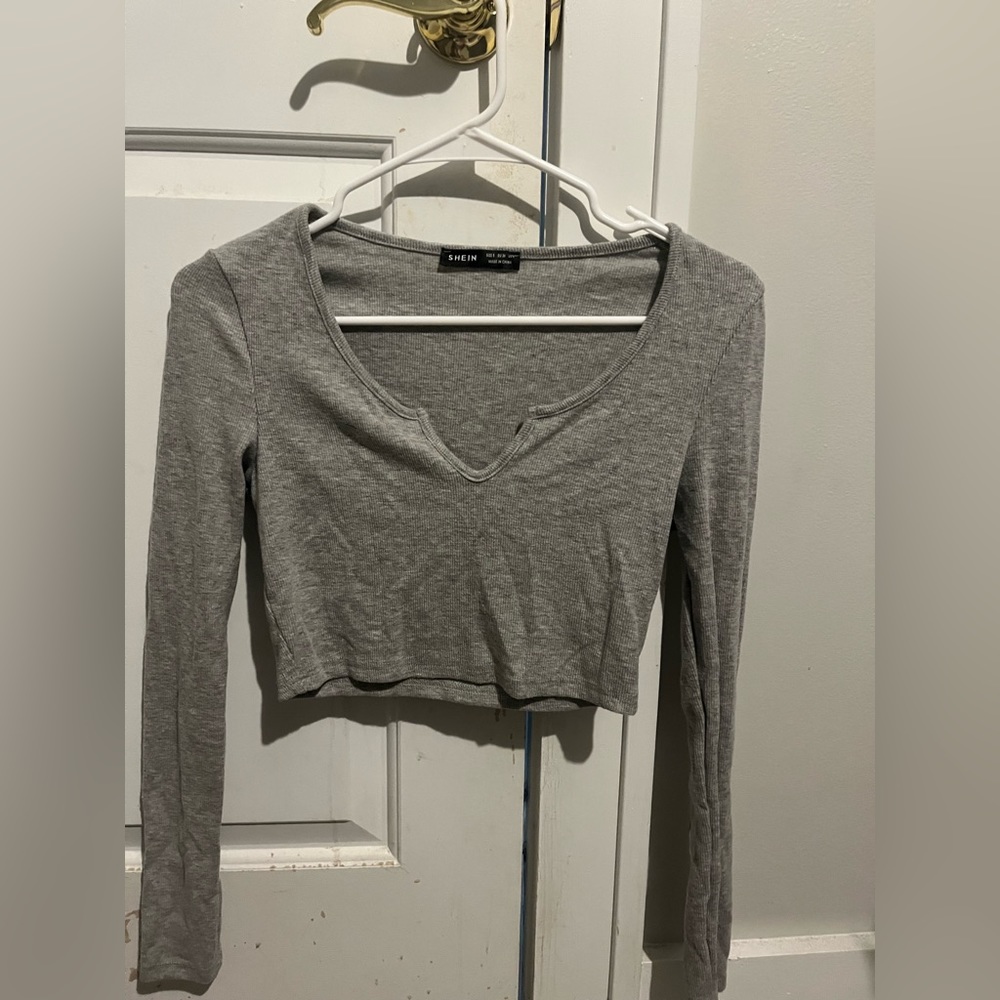 shein v-neck top